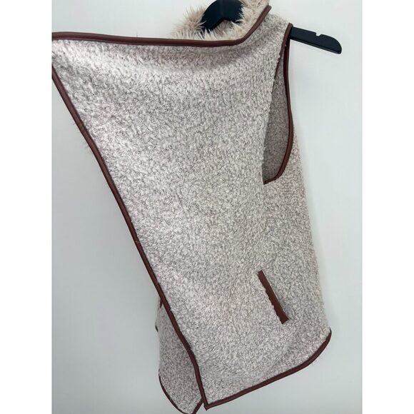Love Tree Sherpa & Fur Open Vest | Small (fits larger) - Picture 3 of 7